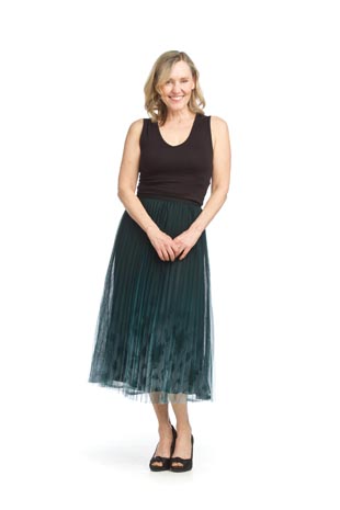 PS-15904 - Velvet Burnout Skirt  - Colors: As Shown - Available Sizes:XS-XXL - Catalog Page:59 